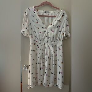 Flirty floral dress from Madewell